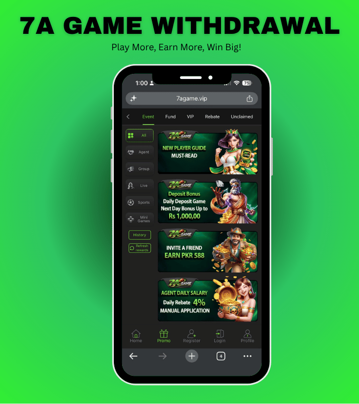 7A Game Withdrawal